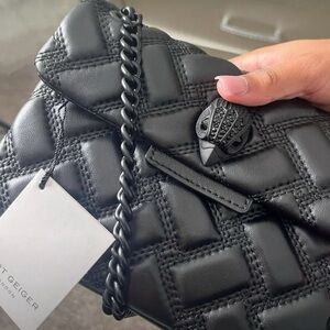 Black Kurt Geiger bag